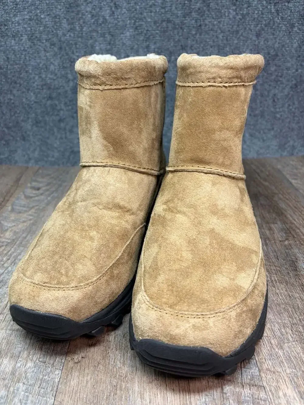 Merrell Men's J004559W Suede Faux Fur Lined Winter Boots Size M- 10.5W-New-WOB